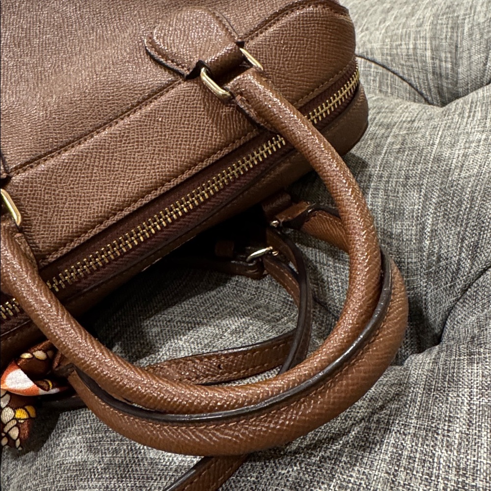 Coach Bennett Satchel with Vibrant Scarf - Picture 14 of 16